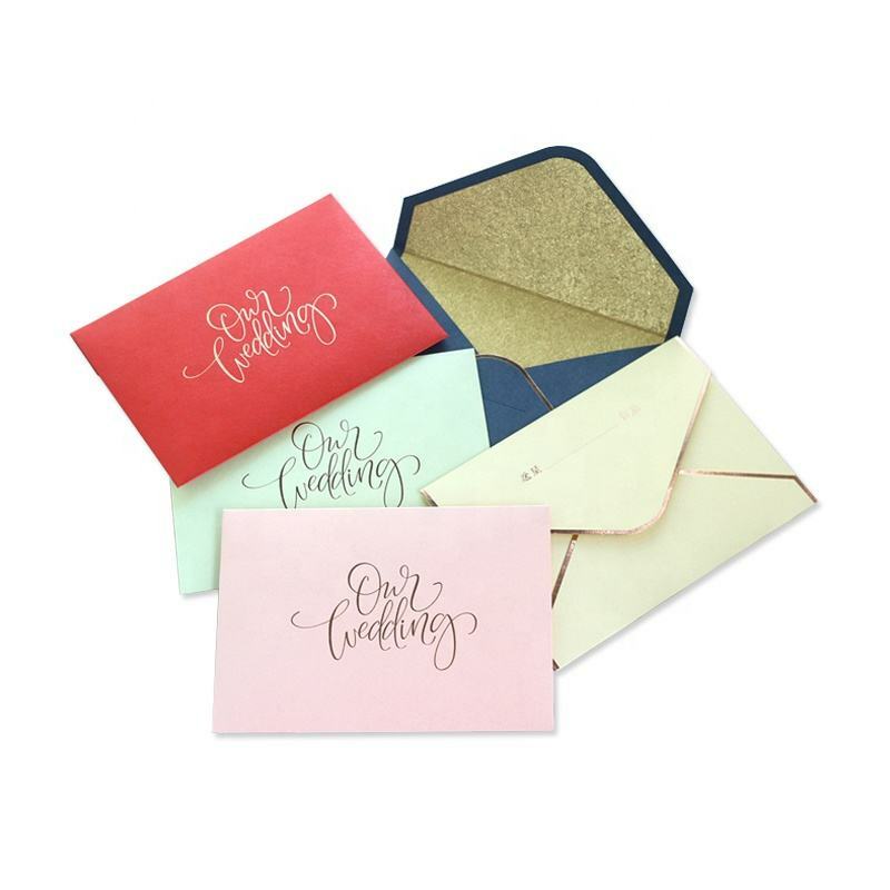 Meest Verkopende Producten Mini Envelop En Kaart Portemonnee Envelop Cadeau Envelop Aangepast Formaat, Klant Eis Aangepaste Vorm