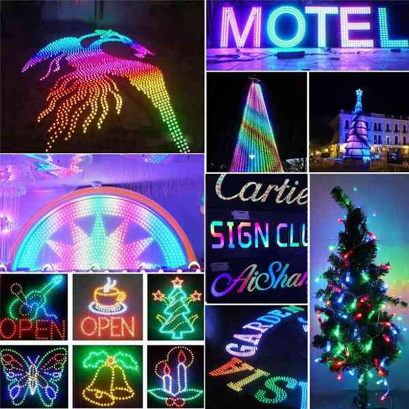 100Pcs/Lot 12mm WS2811 2811 IC RGB LED Pixels Module String Light IP68 5V Holidays/Christmas/ Festival