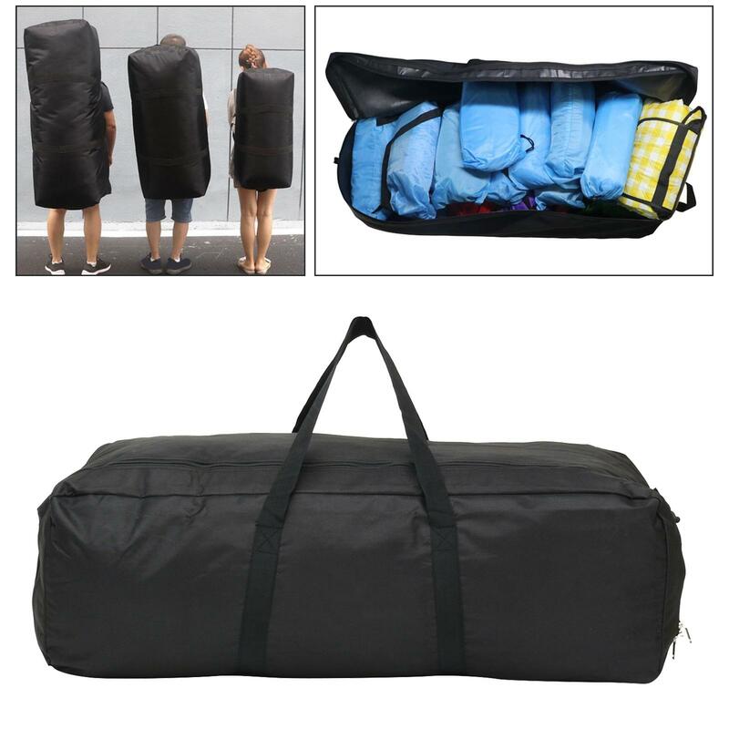 Bolsa de lona grande impermeable para deportes, bolso de equipaje de viaje al aire libre, gimnasio