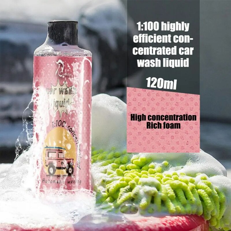 Auto Reinigungs schaum große Kapazität hohe Konzentration Super Shampoo Auto wäsche Wasch wäsche liefert Schaum 120ml Auto Flüssigkeit Auto y4n8