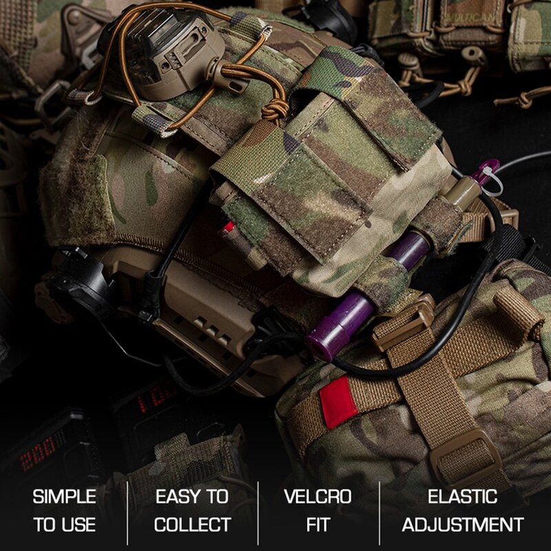 Custodia posteriore per batteria per casco tattico MK2, custodia per contrappeso per casco Airsoft, accessori per contrappeso per casco Paintball