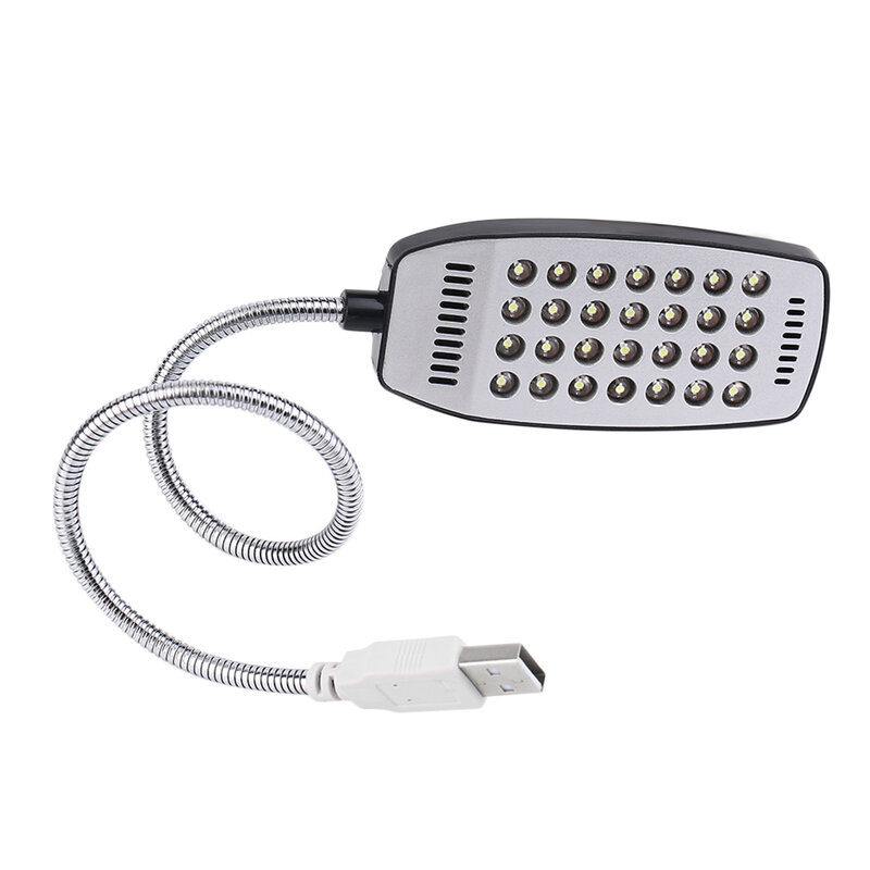 Wyprzedaż USB lampka nocna lampka do czytania 28 ledów z elastyczną regulacją laptopa komputer przenośny pulpitu światła ochrony wzroku