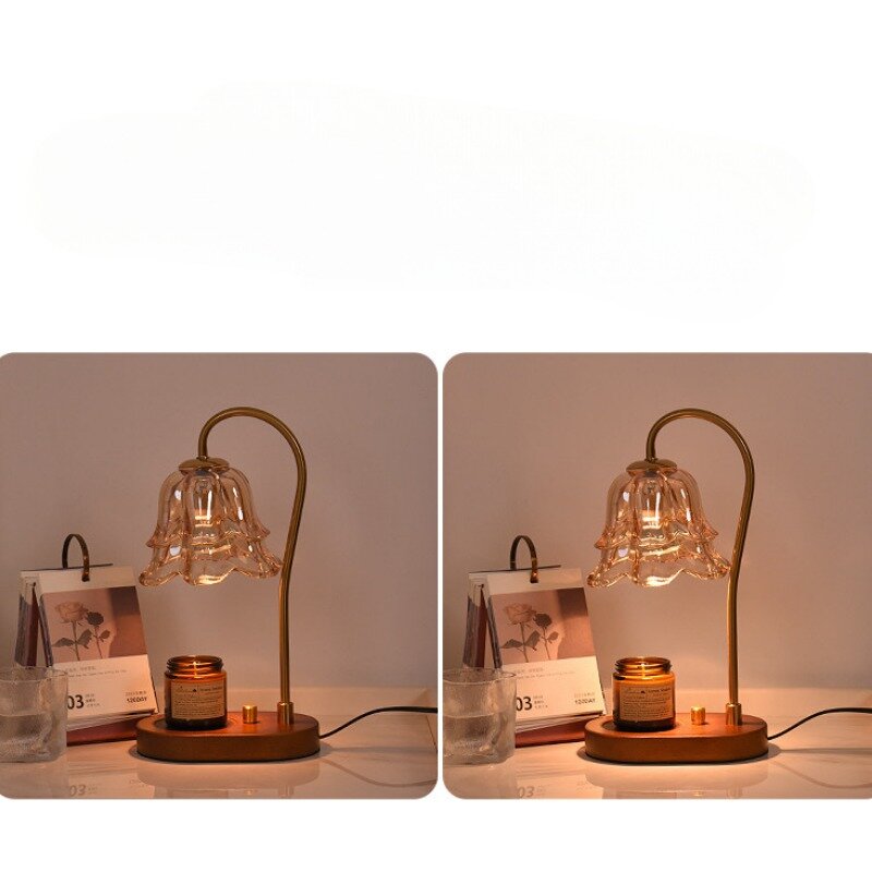 Французская прикроватная ретро-лампа для спальни, ароматическая лампа в виде ландыша, украшение для дома, атмосферная настольная лампа