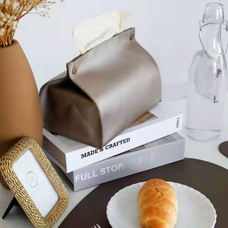 Custodia in tessuto per la casa in pelle di lusso nome personalizzato borsa portaoggetti portatile per ufficio aziendale borse cosmetiche multifunzione di moda regalo carino