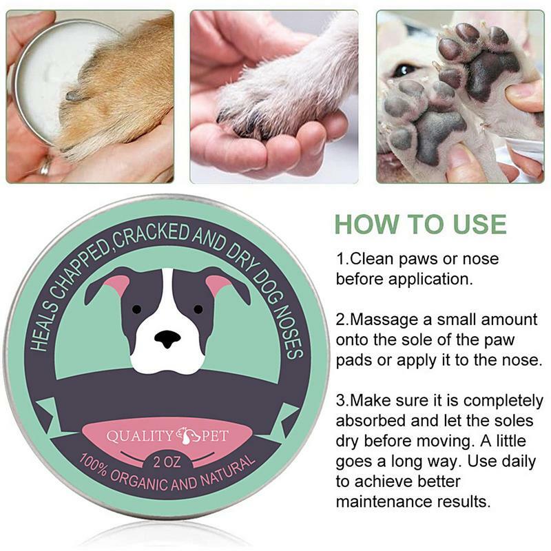 Pet Dog Paw Balm For Dogs Cats 60g Natural Paw Cream Moisturizer For Dry Cracked Pads Moisturizer For Dry Cracked Pads Paw