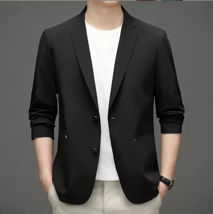 Thin Ice Silk Coat Business Suit Men's