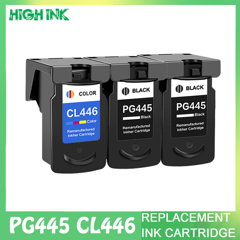 PG-445 CL-446 PG445 CL 446 Compatibile PG445XL 445XL cartuccia di inchiostro per Canon PIXMA MG 2440 2540 2940 MX494 IP2840 stampante