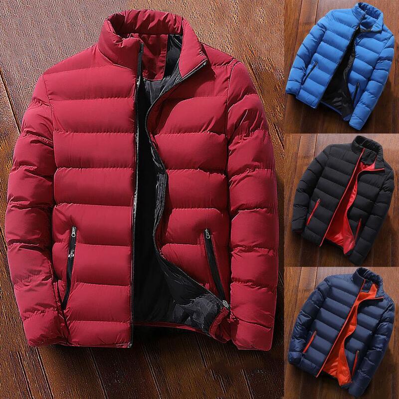 Stylish Down Jacket Clothes Zipper Soft Padded Warm Winter Coat  Down Coat Warm