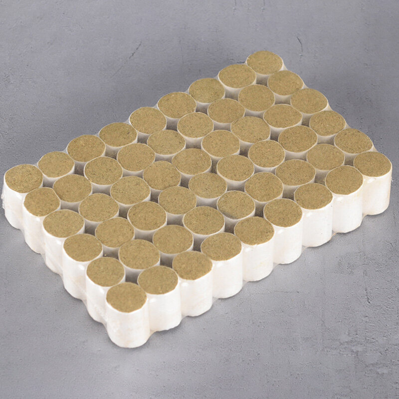 순수 천연 쑥 뜸 스틱 롤, 따뜻한 마사지 약, 경락 침투, 통증 완화, 가방 당 54 개, 18*27mm