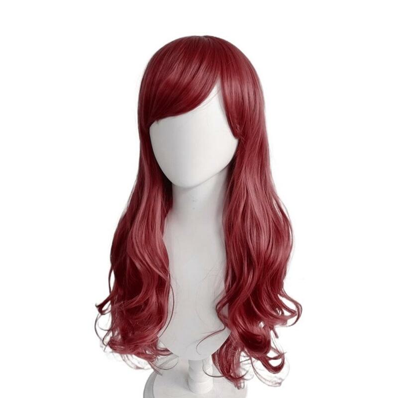 Wig Women's Full Head Set Natural New Long Hair Cos Bangs Can Reduce Age And Tie Long Curly Hair