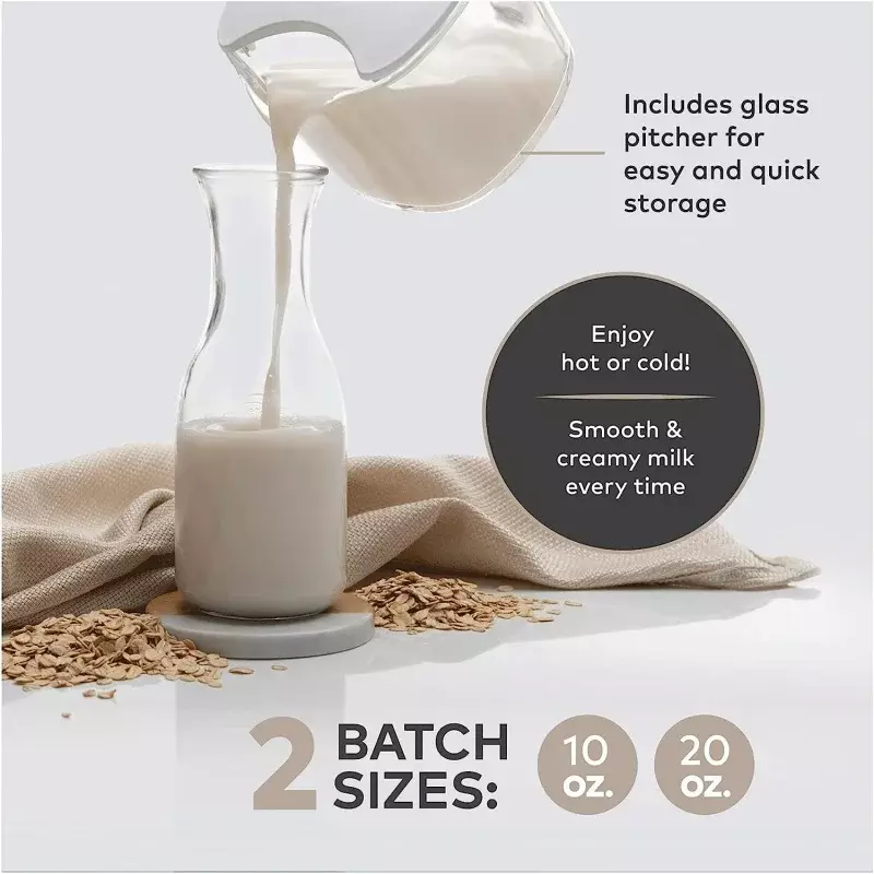 Bezmleczne producent mleka z mleka ChefWave z 6 programami roślinnymi, automatyczne czyszczenie