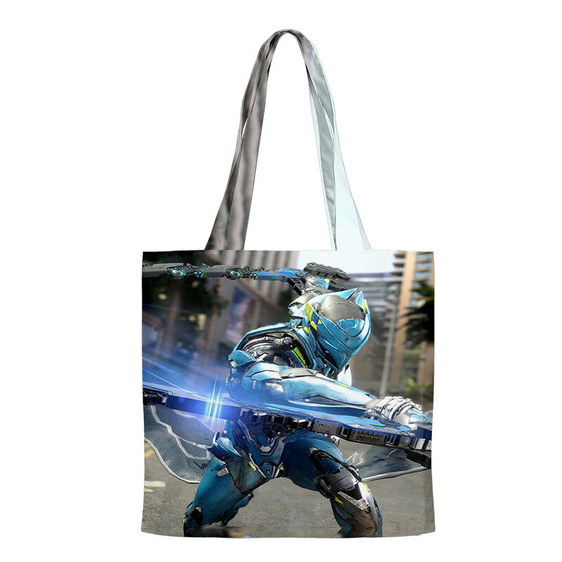 Exoprimal 2023 New Game Shopping Bags Reusable Shoulder Shopper Bags Casual Handbag
