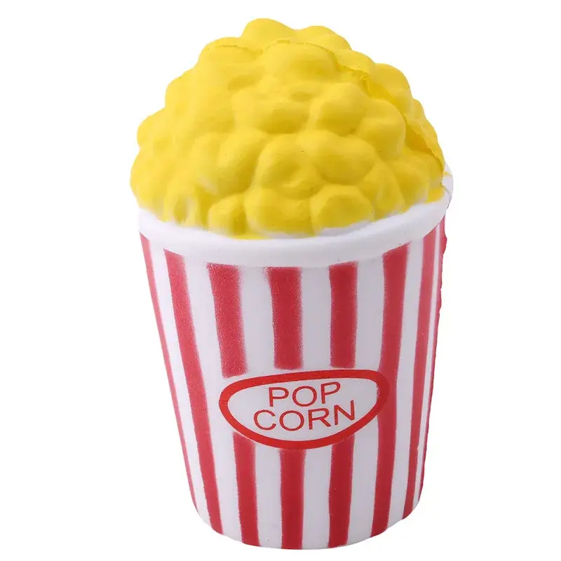 New Cute Popcorn Cake Hamburger Squishy Unicorn Milk Slow Rising Squeeze Toy Scented Stress Relief for Kid Gifts Toys
