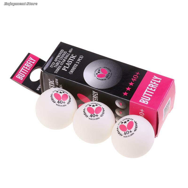 6 pz/2 scatole professionale 40 + 40mm alta qualità di palline da Ping Pong palline da Ping Pong tre stelle livello 2 confezioni palline da Ping Pong