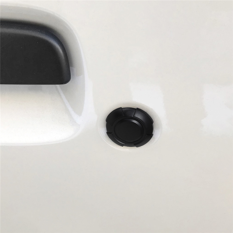 2 szt. Magnetyczny pokrywa osłonowa dziurka od klucza drzwi samochodowych dla Jimny JB64 JB74 2019-2022 osłona zamka drzwi akcesoria zewnętrzne