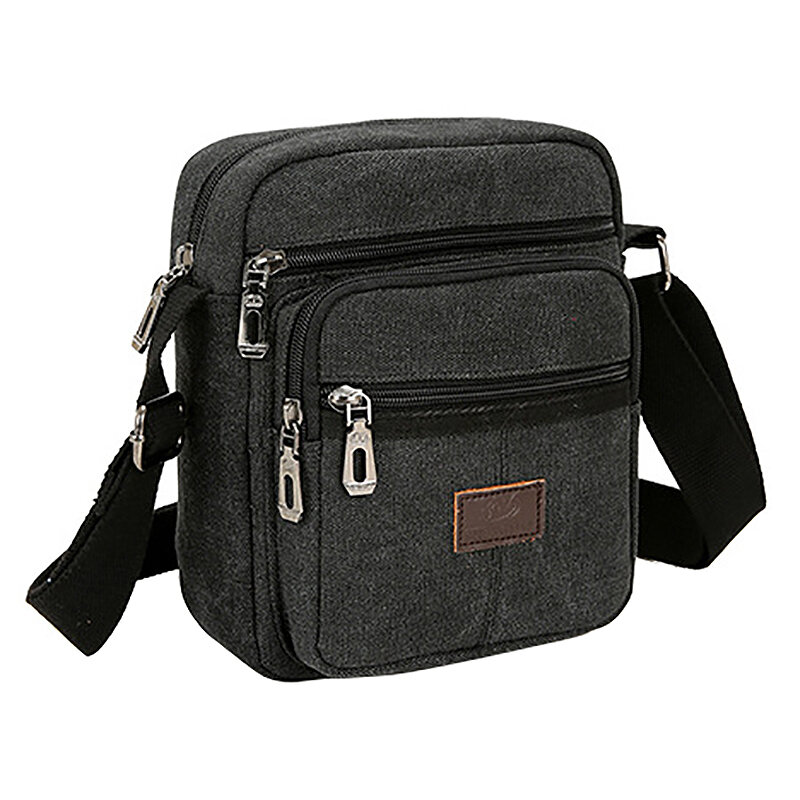 Men's Fashion Travel Cool Canvas Bag Men Messenger Crossbody Bags Shoulder Bags Pack School Bags For Teenager