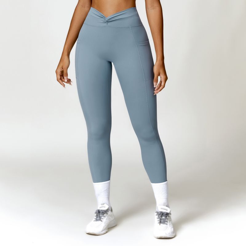 Nieuwe Hoge Taille Hippe Yogabroek Voor Dames Gym Workout Leggings Push Up Hardloopbroek Panty Fitness Sportbroek Broek