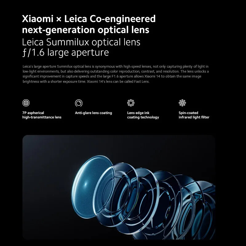 Global Version Xiaomi Mi 14 5G Smartphone Snapdragon® 8 Gen 3 50MP Leica Camera 6.36" 120Hz 1.5K AMOLED Display 90W HyperCharge
