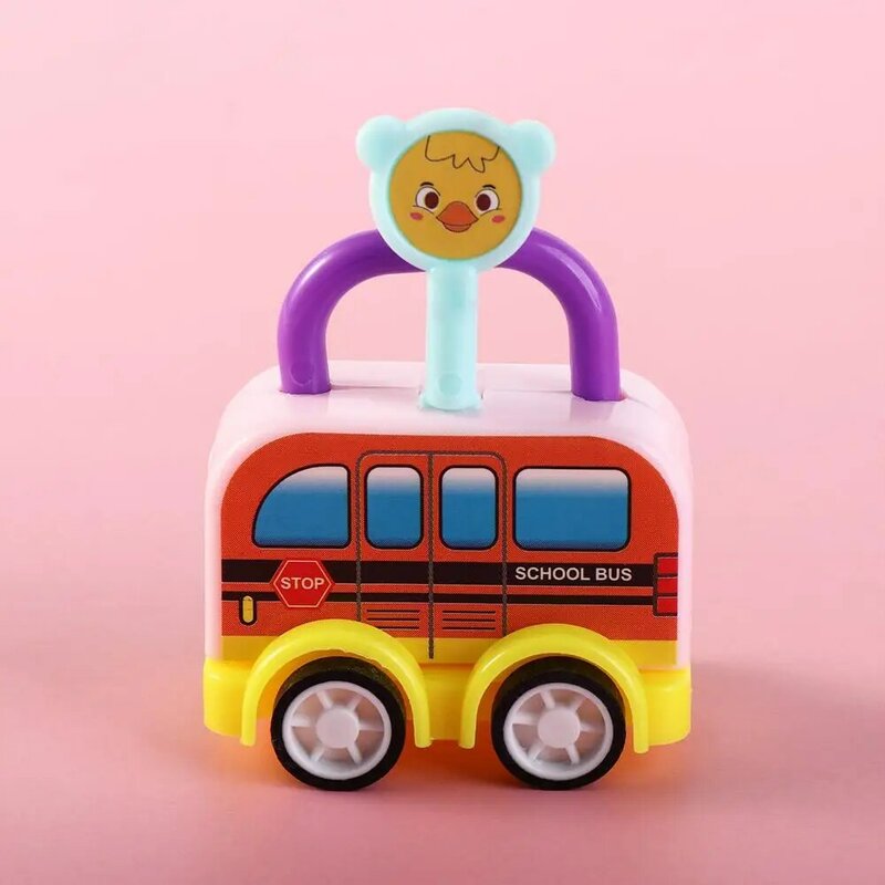 Игрушка-Пазл «сделай сам» случайного цвета для машины, мини-автобус, раннее обучение, замок с головой, Автомобильный Замок, ключ, подходящая игрушка для мальчиков