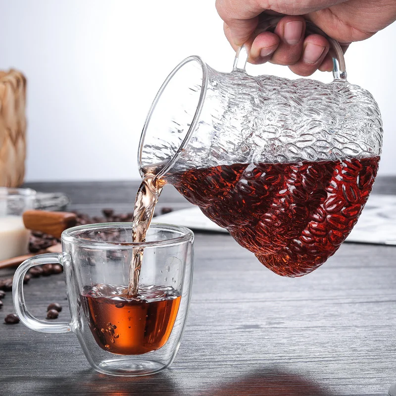 Glass Pour Over Coffee Maker Drip Coffee Vintage Coffee Pot Clear Teapot Kitchen Appliances