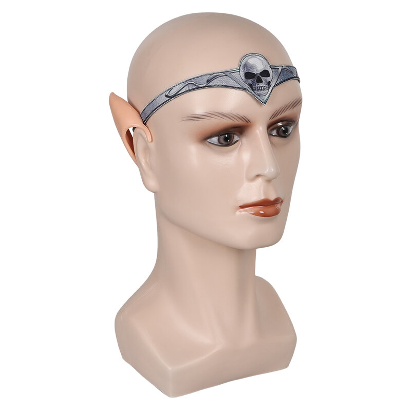 Astarion Headband fantasi Cosplay Elf Ear Roleplay Set permainan Balder Cos Gate wanita dewasa pria Halloween karnaval samaran alat peraga
