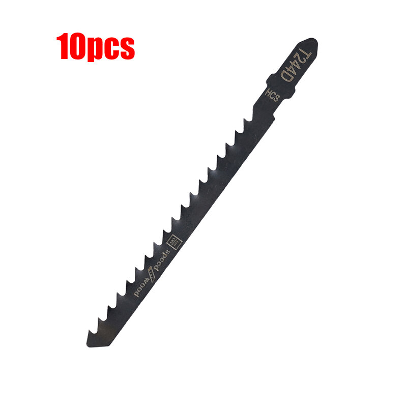 10pcs 100mm T144D T244D HCS Jig Saw Blades attrezzatura da officina per tavola di legno accessori per elettroutensili da taglio in plastica di alta qualità