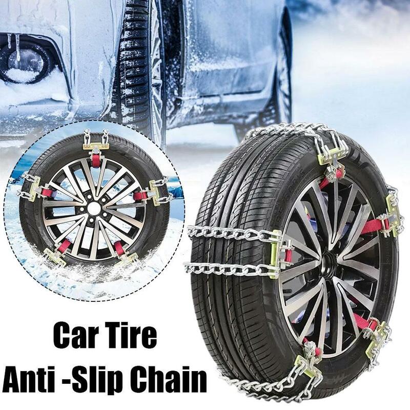 1PC New Universal Automatic Tightening Anti-slip Chain For Automotive Tires For Car SUV Trucks Car Tire Snow Chain  Accessories