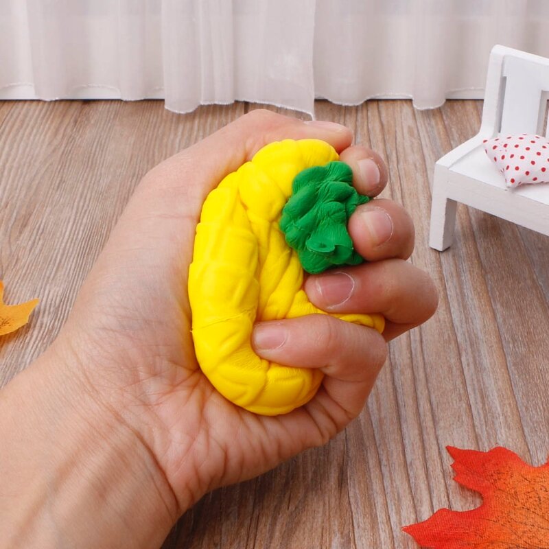 Squeeze Squishy Abacaxi Stress Relief Fruit Scented Slow Rising Toy