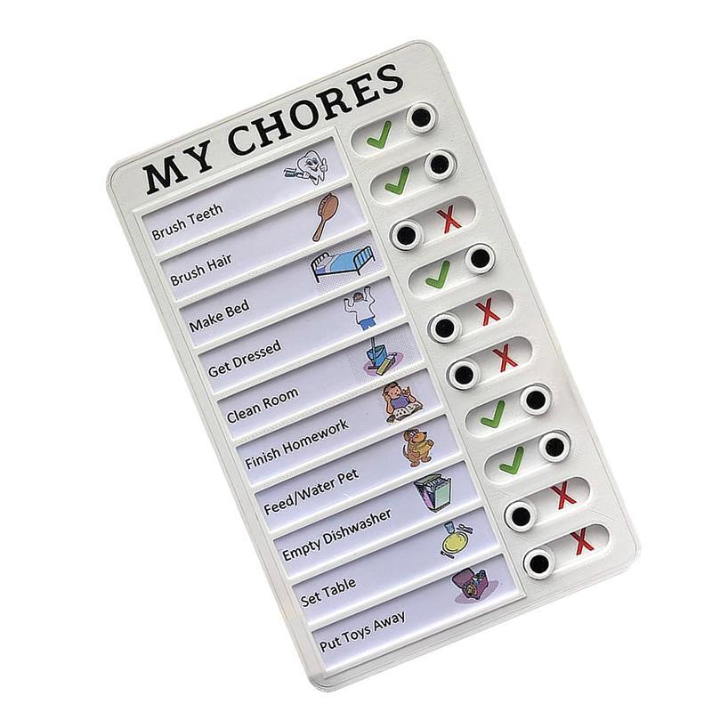 Elenco delle cose da fare Checklist Board Chore Chart Memo Boards modulo staccabile elenco delle cose da fare blocco note per controllare gli articoli e formare una buona abitudine