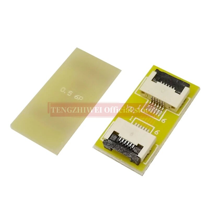 5PCS FFC/FPC extension board 0.5MM to 0.5MM 6P adapter board