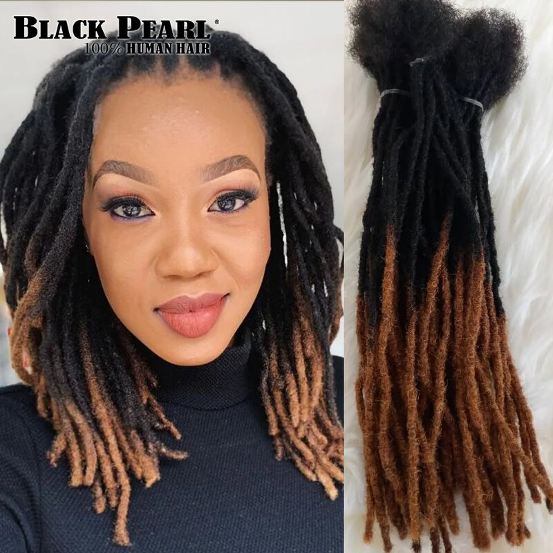 Extensions de cheveux humains Kinky Straight, Dreadlocks 100% cheveux humains, Extensions de dreadlocks, 100% cheveux humains