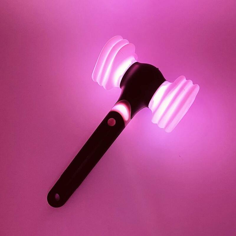 Hammer Shape Fluorescente LED Lightstick, Concert Lamp, Flashing Stick, Fãs Presentes, Brinquedos, 1ª, 2ª Geração