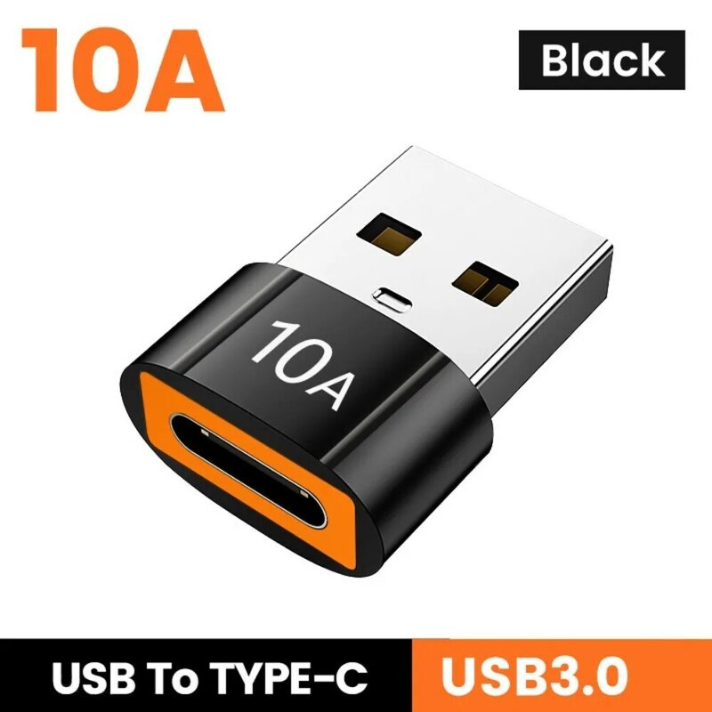 USB 3.0 C타입 수 변환기, 고속 충전 알루미늄 합금 C타입 암, 10 A OTG, 신제품