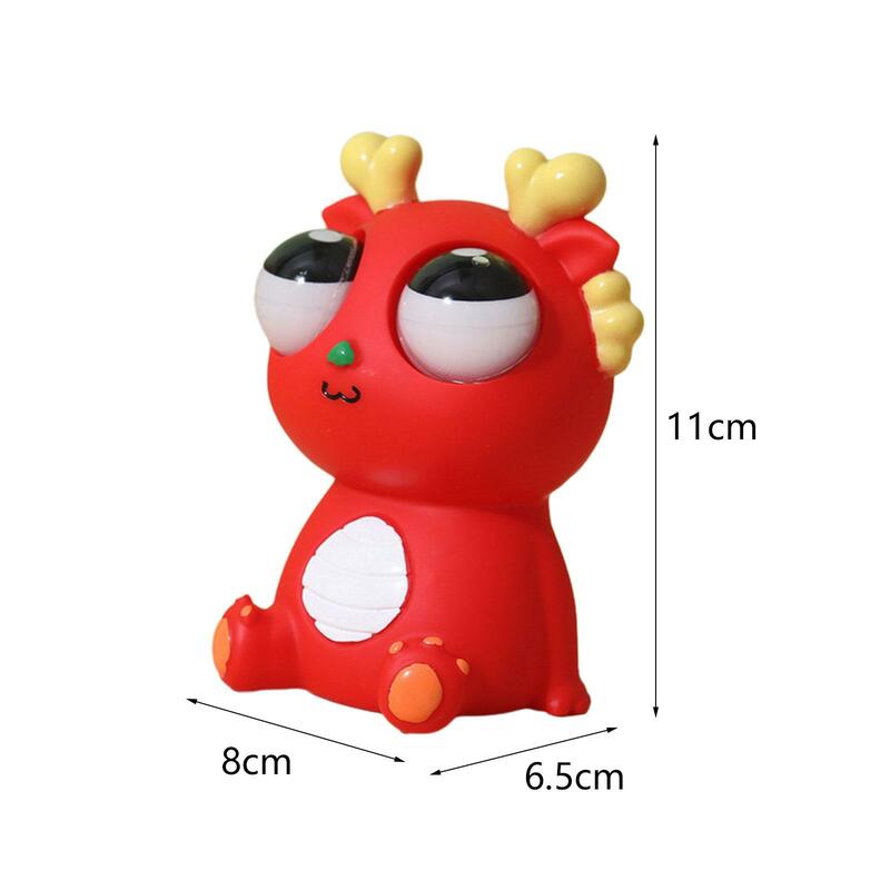 Divertente giocattolo Dragon Pinch con occhi scoppiettanti per riempitore di cestini per ragazzi e ragazze adulti