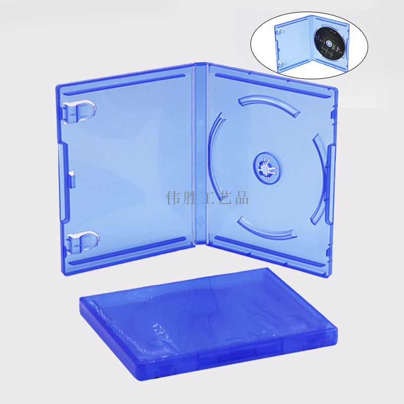 CD Case CD Storage Box 1Pc Blu-ray Replacement Game Cases Protective Box For PS4 PS5 CD DVD Discs Storage Bracket Box