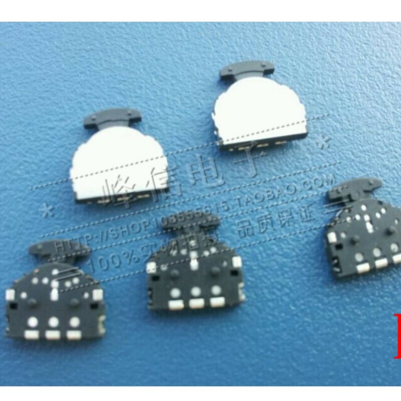 10Pcs MP4/MP5 Slide Switch Left And Right Small Dial Switch Reset Dial Button Patch 3 Feet With Fixed Column