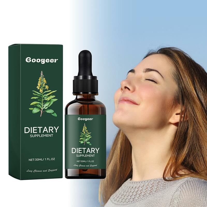 Organic Mullein Leaf Extract Capsule For Lung Cleansing & Liver Cleaning Lungs Drops Detoxification Lug Clears Respiratory E2R8