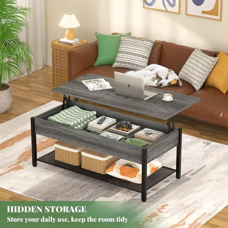 Современный подъемный стол для гостиной, кофейный столик, 2 комплекта, столешница с деревянным подъемником, консольные столы для прихожей, мебель для салона из черного дуба