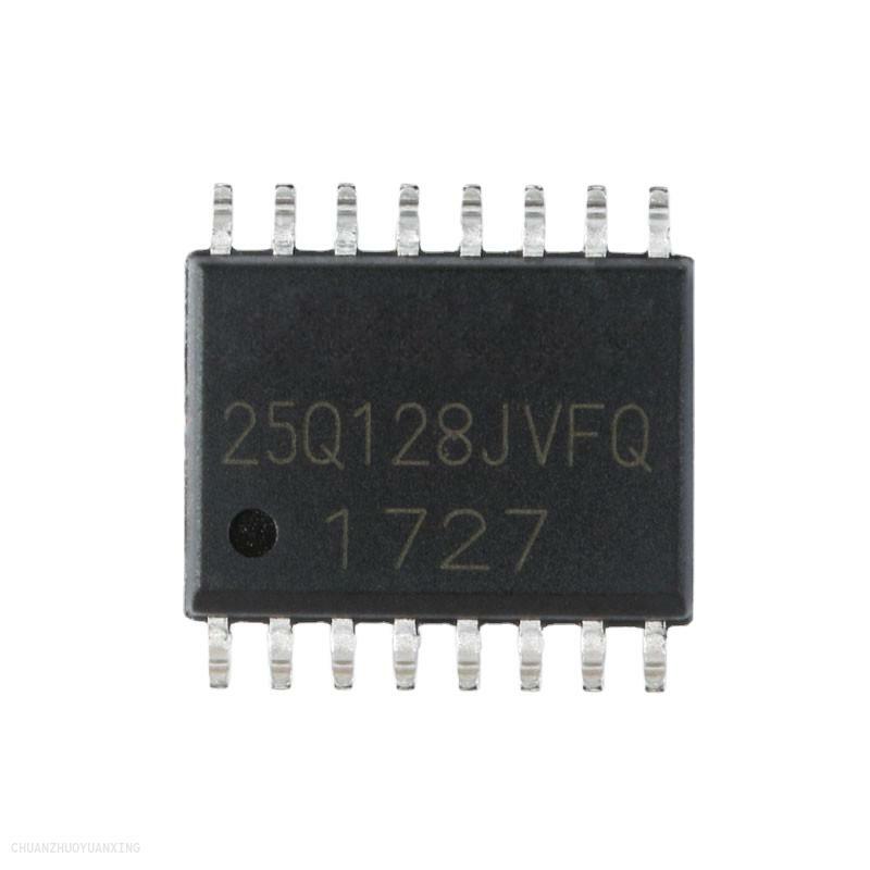 Original SMD Flash Memory Chip, 128MB Flash, W25Q128JVFIQ SOIC-16, 10pcs