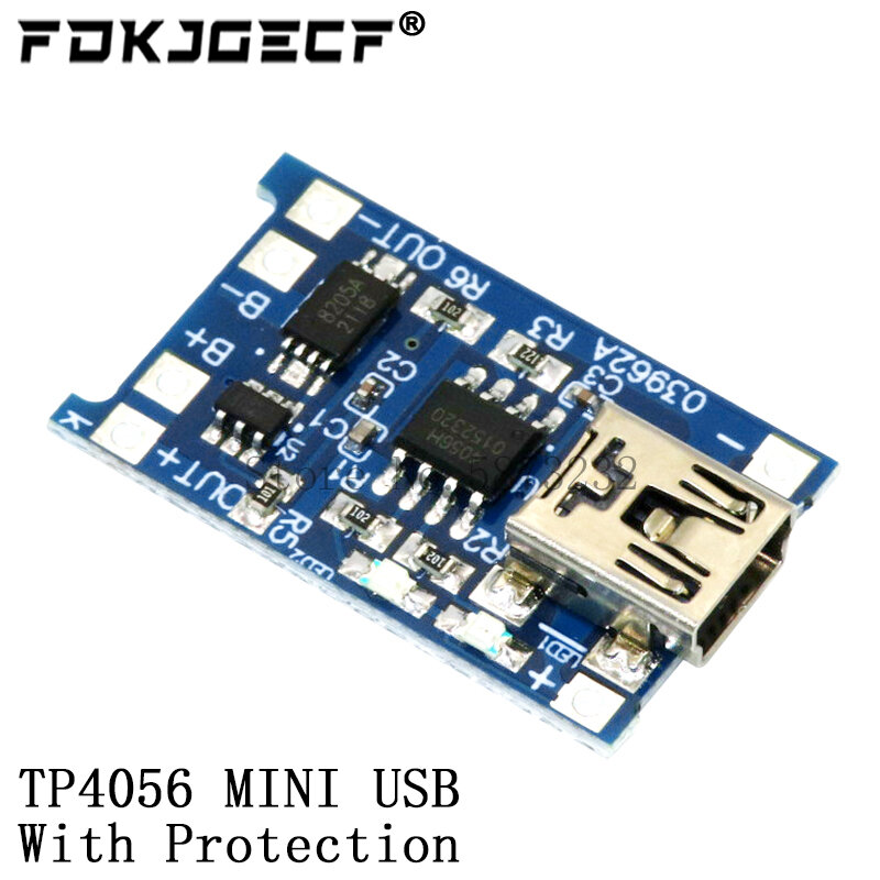 TP4056 dengan Perlindungan Dual Fungsi 5V 1A Mini Mikro TYPE-C USB 18650 Pengisian Board Charger Modul 1A li-ion