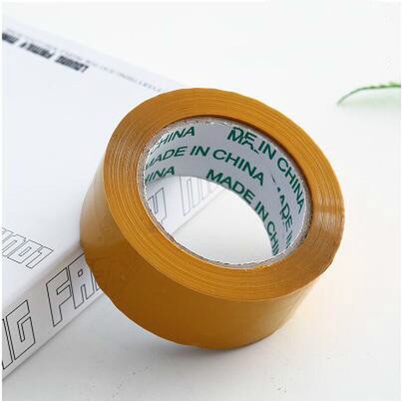 Useful 1 Roll Transparent Tape Sealing Sticky for Carton Plastic Fixed Home Office Packing Supplies