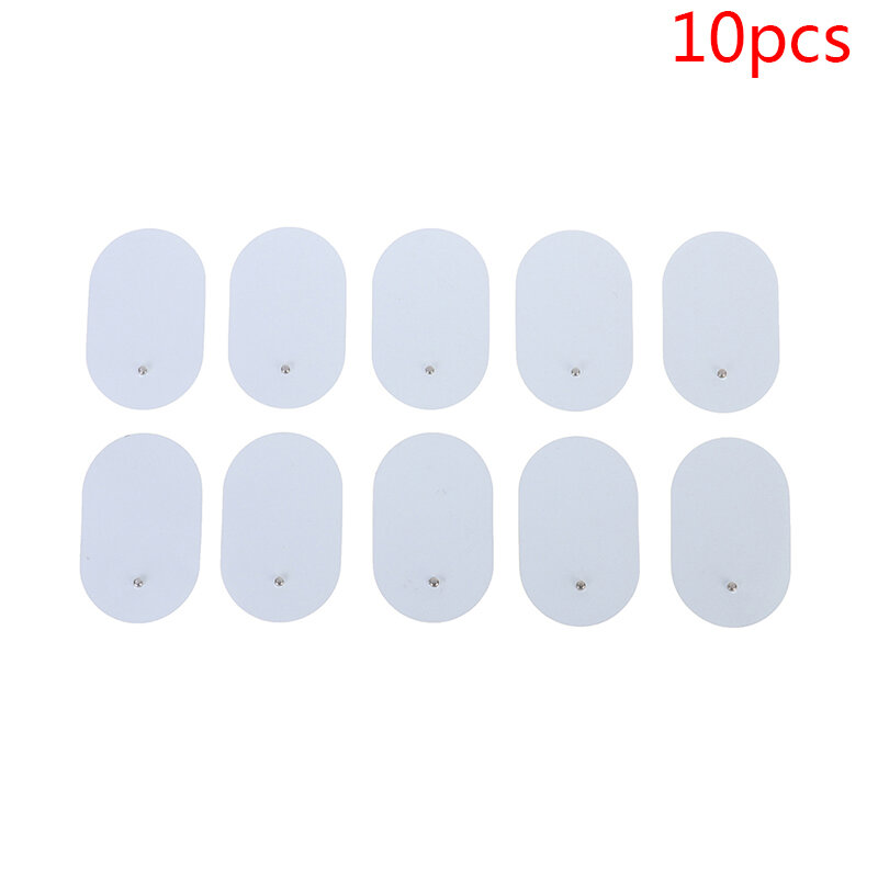 10PCS Silicone Gel Electrode Replacement Pads For Massagers Electrode Pacthes