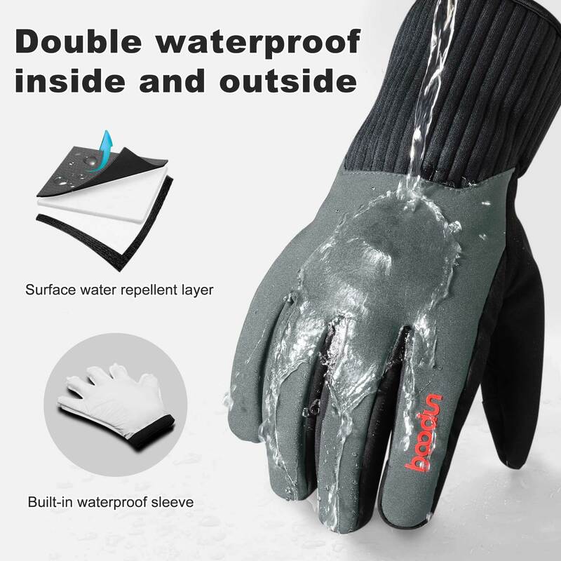 Зимние теплые перчатки для сенсорного экрана, 3 м, лыжные водонепроницаемые уличные спортивные велосипедные противоударные перчатки для сноуборда, для мужчин и женщин