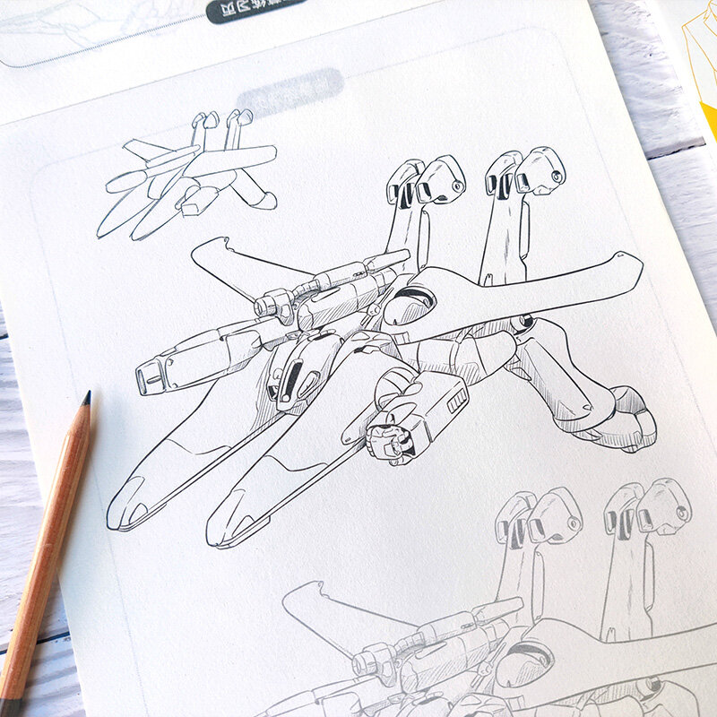 Kopia rysunkowa ręcznie malowana samouczek szkicowanie ręcznie rysowana linia draftu książka treningowa szkicownik śledzenia kreskówek