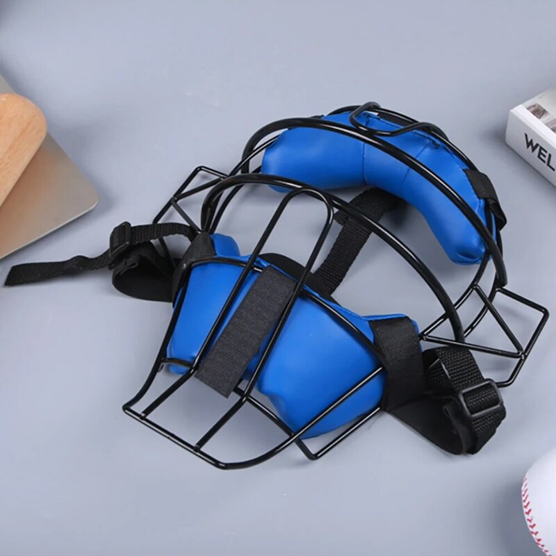 ソフトボール野球用の軽量フェイスマスク、耐久性のある安全性ネット、ヘッドガード、保護フェイス、軽量