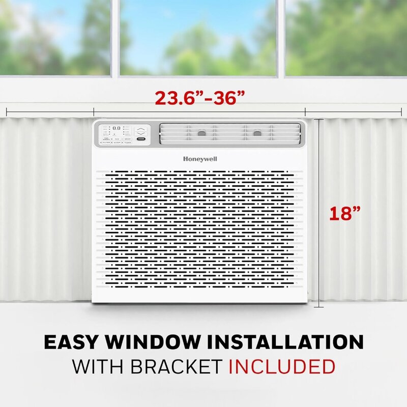 14,000 BTU Digital Window Air Conditioner, Remote, LED Display, 4 Modes, Eco, 800 sq ft Coverage