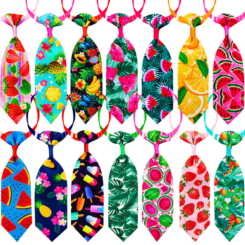 50/100pcs Summer Dog Accessories Small Dog Neckties Pet Supplies Pet  Dog Cat Bowties Dogs Ties For Dogs Pets Grooming Products