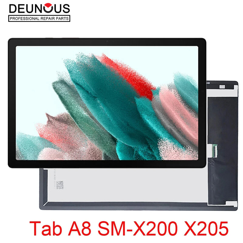 10.5'' LCD Display For Samsung For Galaxy Tab A8 10.5 2021 SM-X200 X205 X205C Lcd Touch Screen Digitizer Sensor Assembly Panel