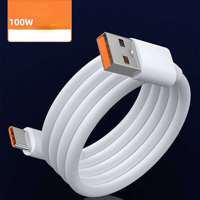 7A 100W Type C USB Cable Super-Fast Charge Cable for Fast Charging USB Charger Cables Data Cord