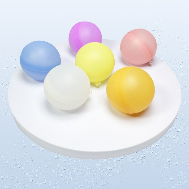 5 szt. Nowy silikonowy kula wodna może być napełniony wodą z powtórną wodą do walki z wodą Pop Ball zabawka dla dzieci